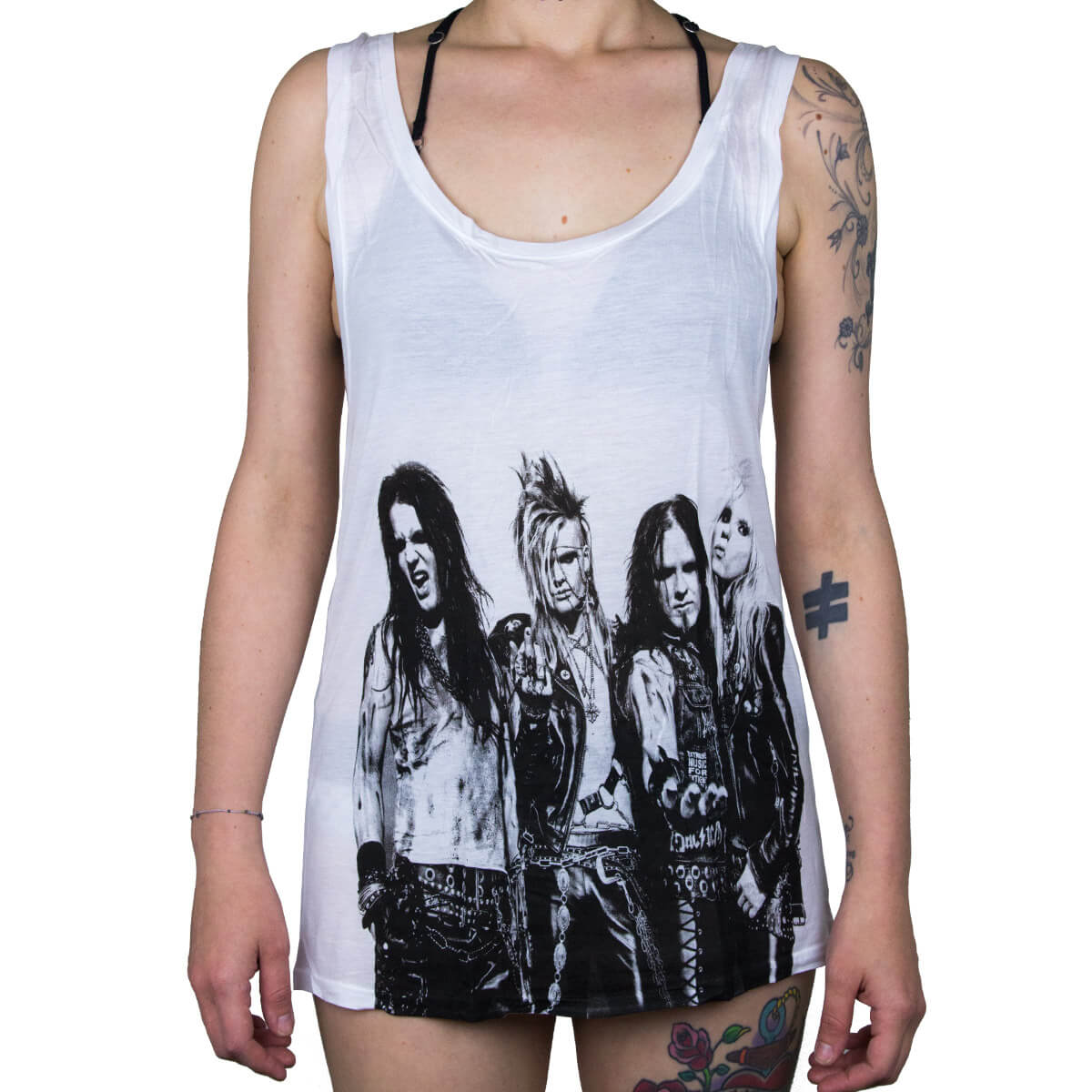 Lined up - Low Cut Racerback Top