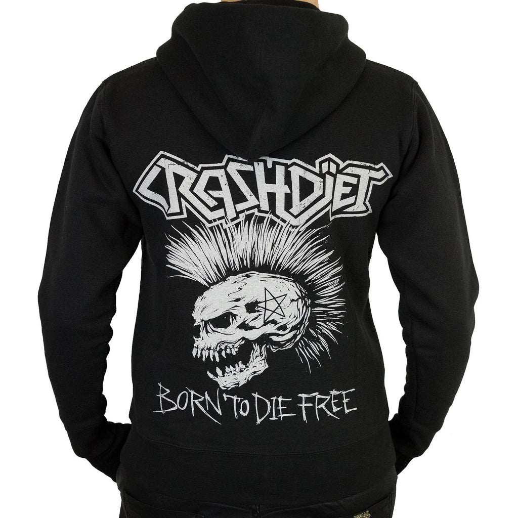 Punk Skull Zip Hoodie