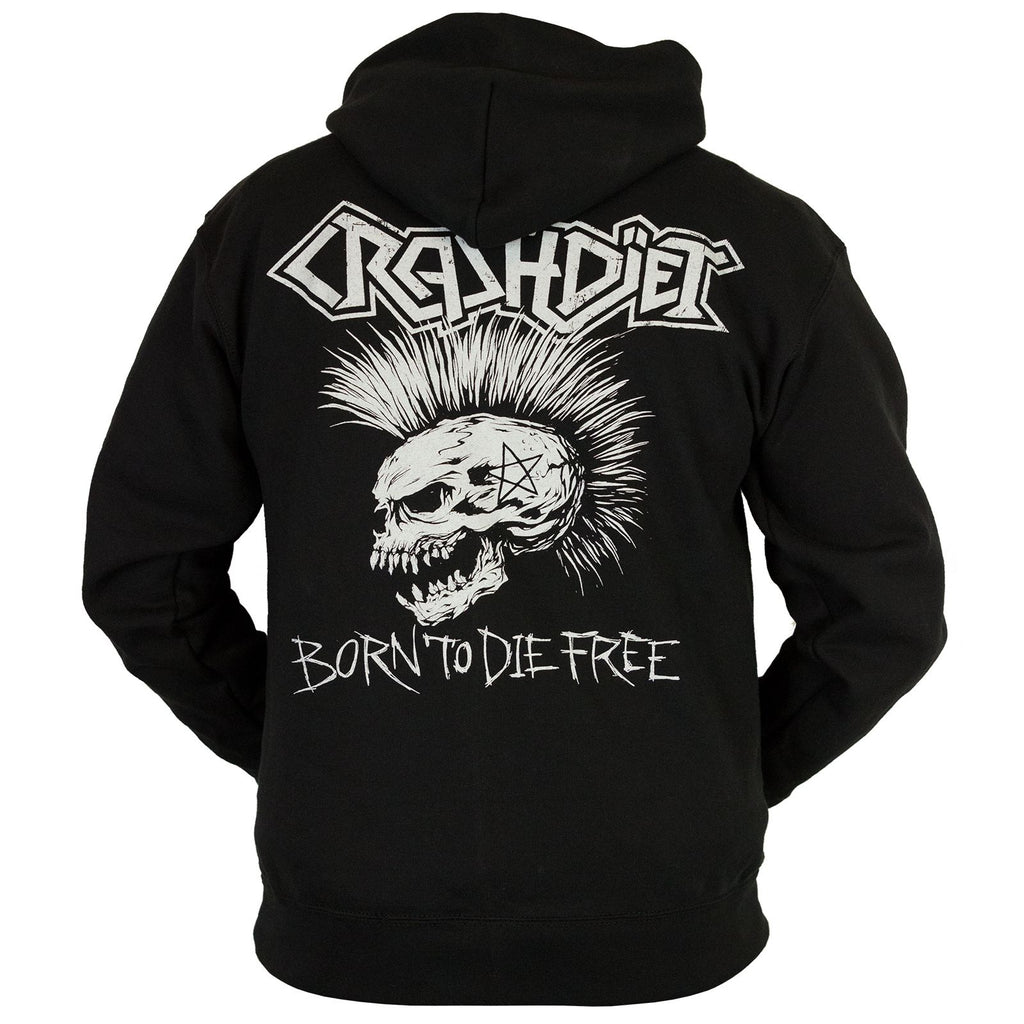 Punk Skull Zip Hoodie