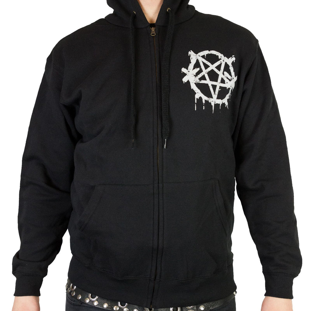 Punk Skull Zip Hoodie