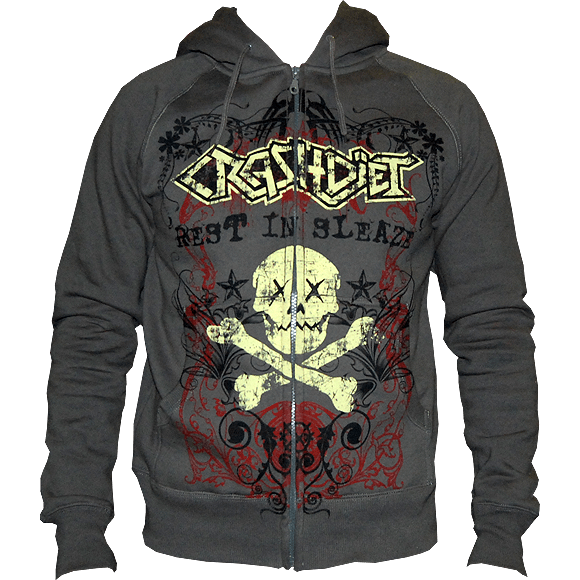Rest In Sleaze Zip Hoodie